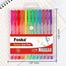 Foska Neon Gel Pen MultiColor Ink image