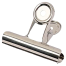 Foska Office Metal Nickle Spring Clip - 63 mm image