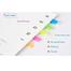 Foska Paper Index Marker 5 Colors 100 Sheets image
