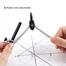 Foska Two Layers Zinc Alloy Math Compasses with Ruler image