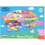 Frank Peppa Pig 66 Pcs Round Puzzle image