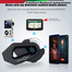 FreedConn T-Max Pro Motorcycle Helmet Bluetooth Intercom 6 Riders FM Radio Moto Headset 1000M Wireless Earphone Music Sharing image
