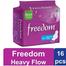 Freedom Heavy Flow Wings Pad 16 Pads (Buy 1 Get 2 Pcs Cotton 2 Pads FREE) image