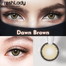 Freshlady Dawn Brown Color Contact Lenses image