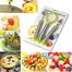 Fruit and Vegetable Carving Tool – Multipurpose Cutter for Creative Food Decoration and Garnishing (Multicolor) image