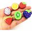 Fruits Shape Erasers - 7pcs image