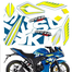 Full Body Sticker Set For Suzukii Gixxer/SF 2016 To 2018 (Old Model) image