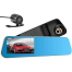 Full HD Rearview Mirror Dash Cam With Reverse Camera – Dual Lens And G Sensor image