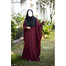 Full Length Kaftan Abaya | Maroon image