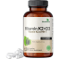 Futurebiotics Vitamin K2 (MK7) with D3 Supplement 5000 IU Vitamin D3 and 90mcg Vitamin K2 MK-7 120 Vegetarian Capsules image