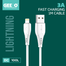 Geeoo DC100L 3A Fast Charging Lightning Cable 1m image