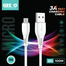 Geeoo DC100M 3A Fast Charging Micro USB Cable 1m image