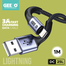 GEEOO DC25L 3A Fast Charging 1M Long (Lightning) Data Cable image