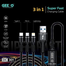 GEEOO DC301 Super Fast Charging Cable (3 in 1) image