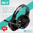GEEOO H200 PRO Over-Ear 3.5mm Wired Gaming Headset with RGB Lighting image