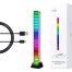 GINGO RGB Voice-Activated Pickup Rhythm Light, 32 Bit Music Level Indicator Voice Sound Control Audio Spectrum RGB LED Light Indicator Car Desktop LED Light for Vehicles Recreation Place image