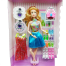 GIRL ANGEL Wonderful Barbie Toy With Dress and Accessories For Kids and Girls (barbie_shoe_dress_ear_skyblue) image