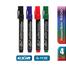 GXin Multi Color Permanent Marker Refillable - 4pcs image