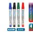 GXin Multi Color Refillable White Board Marker - 4Pcs image