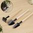 Garden Tools (3 Pcs Large Set-One Shovel, One Trident Fork, One Rake) image