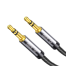 GEEOO HD Audio Line 3.5mm Universal 2 Meter Fabrics AUX Cable Black - AUX35 image