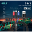 GEEOO DC303 2.4A 3 in 1 Long Data Cable image