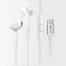 GEEOO TC-555 Type-C Half In-Ear Wired Earphone White image