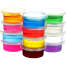 Gel Clay Slime Set For Kids 12 Colors Play Dough Bowls Box Of 12Pcs image