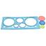Generic Spirograph Geometric Stencils Ruler Drafting Tools Stationery For Students Drawing Set Learning Art Sets Creative Gift For Children image