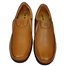 Gents Brown Color Premium Leather Moccasin Casual Shoe image