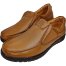 Gents Brown Color Premium Leather Moccasin Casual Shoe image
