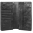 Genuine Leather Long Wallet Black image