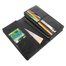 Genuine Leather Long Wallet Black image