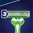 Gillette Blue3 Sensitive Men's Disposable Razors, 6 Count image