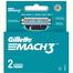 Gillette Mach 3 Manual Shaving Razor Blades - 2s Pack image