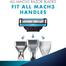 Gillette Mach 3 Turbo Manual Shaving Razor Blades - 4s Pack image