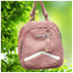 Girls Fashionable Pink Leather Backpack image