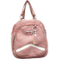 Girls Fashionable Pink Leather Backpack image