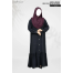 Glam Touch Abaya Al-Bashira Front Open Snap Button Abaya image
