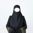 Glam Touch Ameera Foodie Niqab | Black image