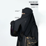 Glam Touch Ameera Foodie Niqab | Black image