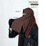 Glam Touch Ameera Foodie Niqab | Chocolate Coffee image