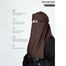Glam Touch Ameera Foodie Niqab | Chocolate Coffee image