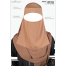 Glam Touch Ameera - Saudi Style Double Part Short Niqab | image