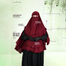 Glam Touch Leya Double Layer Ready Hijab-Niqab Set | Maroon image