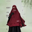 Glam Touch Leya Double Layer Ready Hijab-Niqab Set | Maroon image