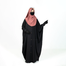 Glam Touch Liyana Kaftan Abaya Black image