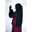 Glam Touch Premium Farah Abaya Set | Black image