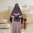 Glam Touch Tohfa Ready Hijab Niqab Set Deep Mocha image