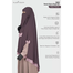 Glam Touch Tohfa Ready Hijab Niqab Set Deep Mocha image